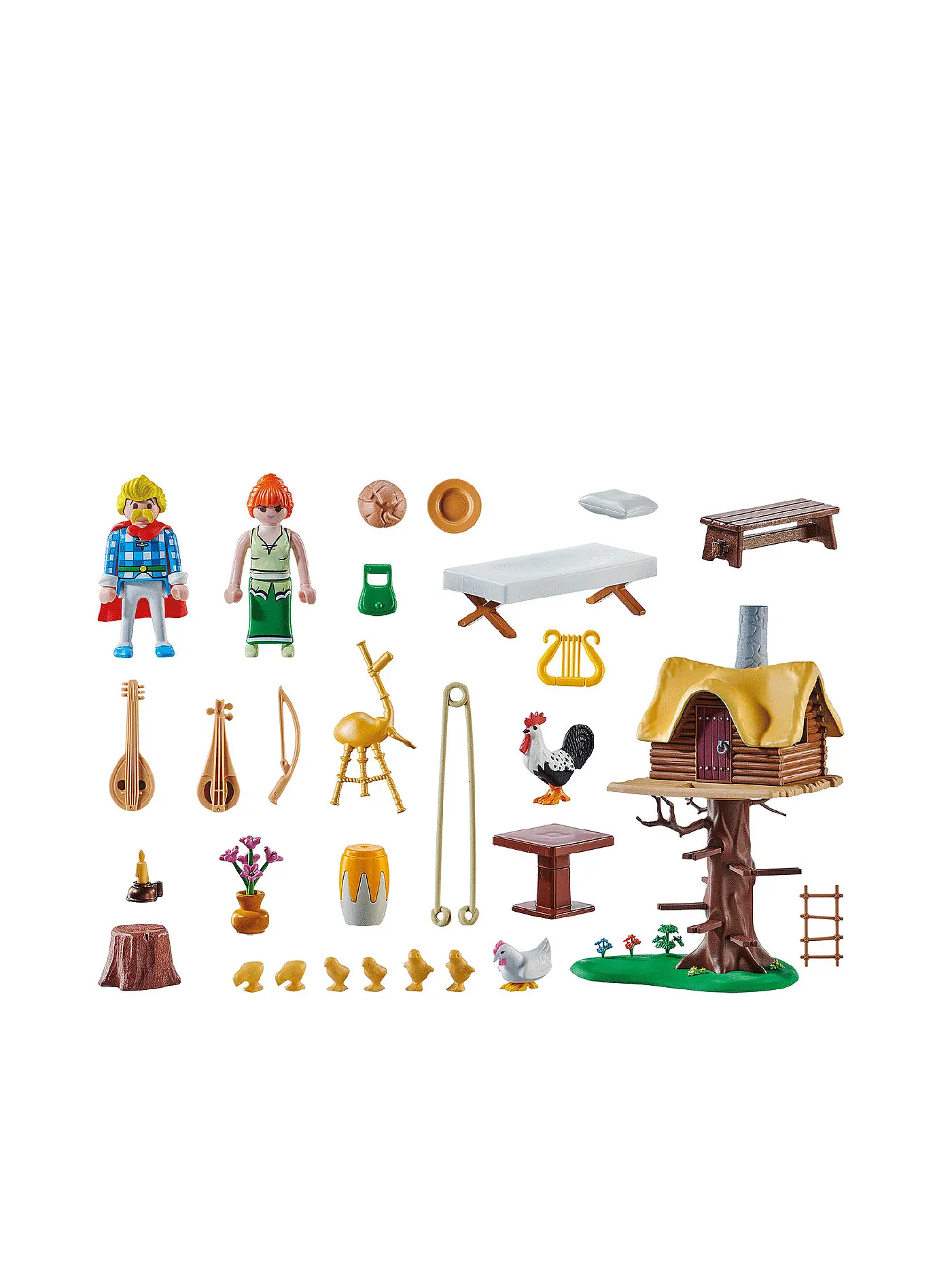 PLAYMOBIL | Asterix: Troubadix mit Baumhaus 71016 | 